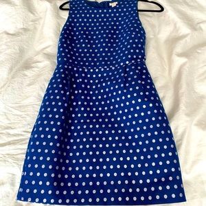 Jcrew polka dot dress.